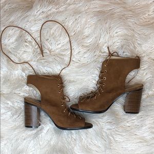 Lace up heels